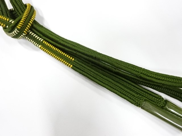 未使用品　正絹　手組帯締め